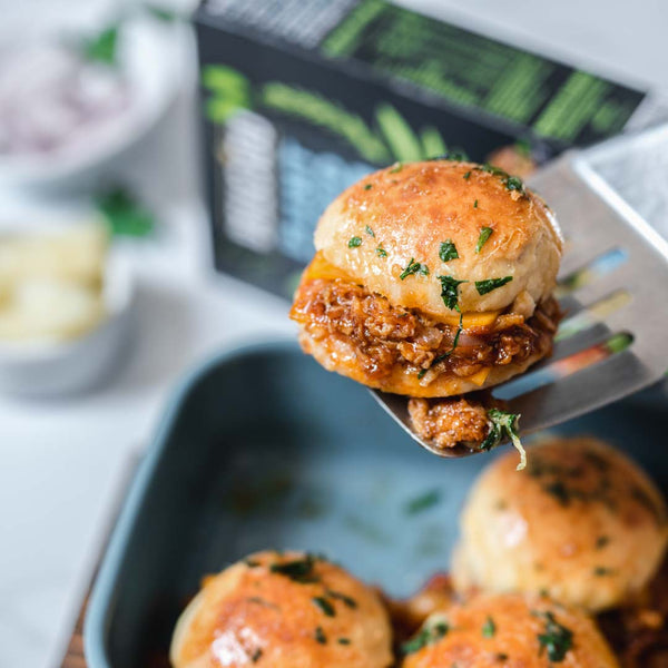 Hawaiian BBQ Chicken Sliders